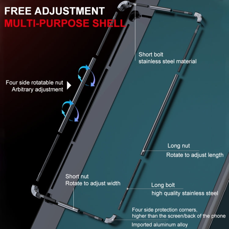 Machinist Metal Phone Protective Frame