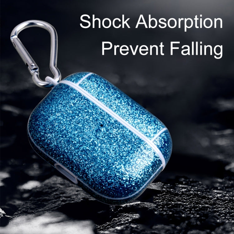 Glitter Powder Skin Texture PC TWS Earphone Case