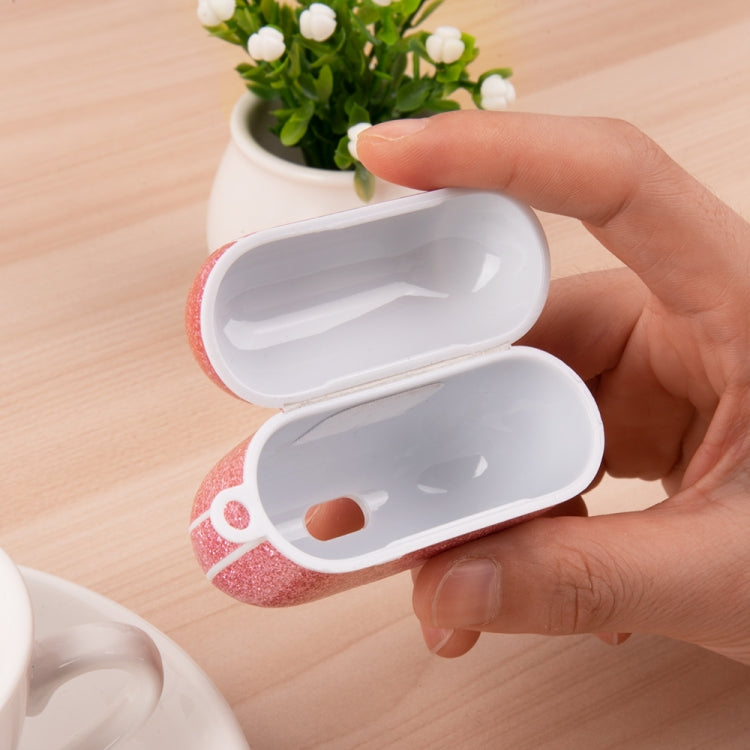 Glitter Powder Skin Texture PC TWS Earphone Case