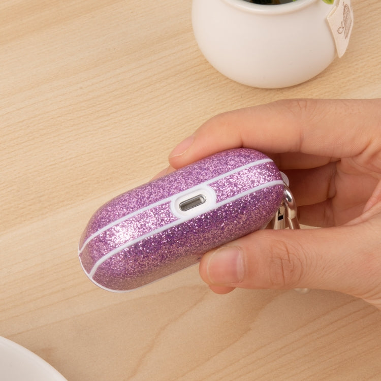 Glitter Powder Skin Texture PC TWS Earphone Case