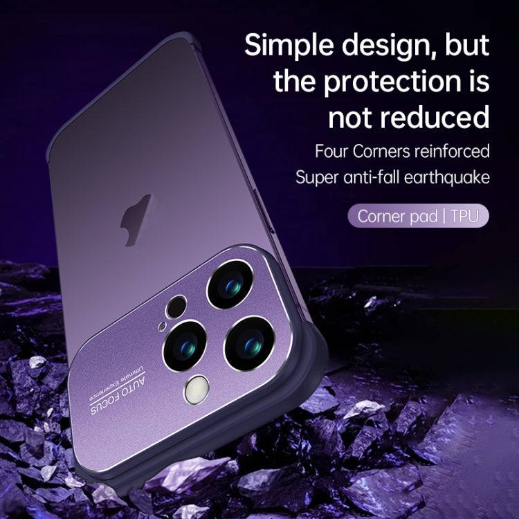 Metal Large Window + TPU Corners Phone Protective Frame