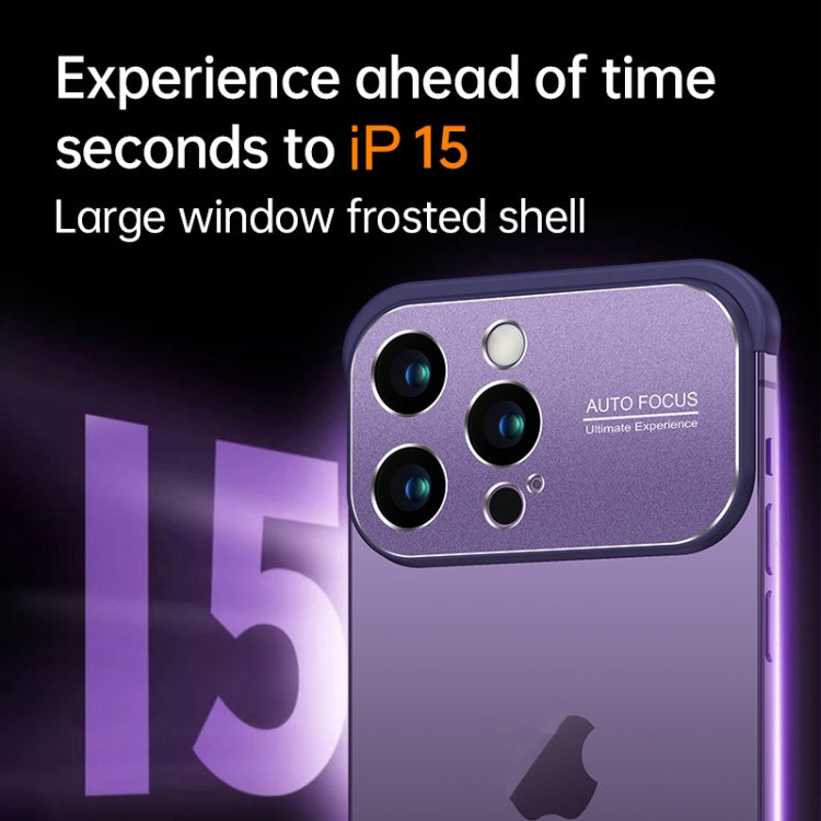 Metal Large Window + TPU Corners Phone Protective Frame