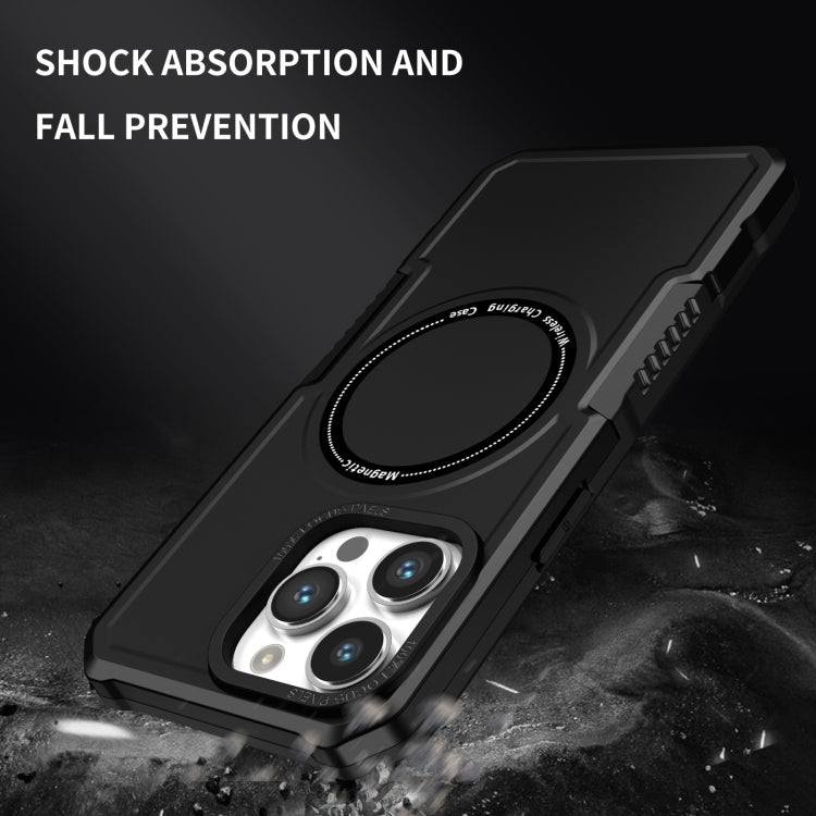 Shockproof Armor MagSafe Phone Case, For iPhone 15 Pro Max, For iPhone 15 Pro, For iPhone 15 Plus