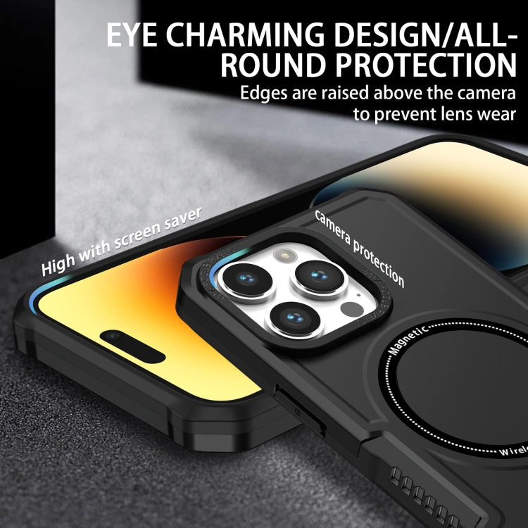 Shockproof Armor MagSafe Phone Case, For iPhone 15 Pro Max, For iPhone 15 Pro, For iPhone 15 Plus