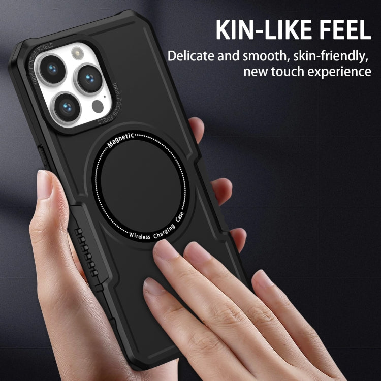Shockproof Armor MagSafe Phone Case, For iPhone 15 Pro Max, For iPhone 15 Pro, For iPhone 15 Plus