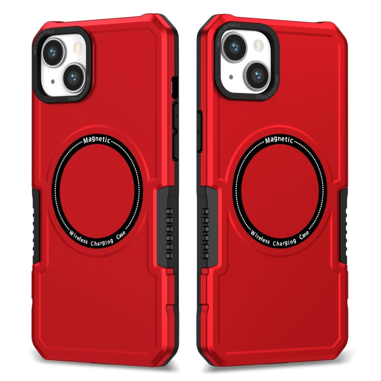 Shockproof Armor MagSafe Phone Case, For iPhone 15 Pro Max, For iPhone 15 Pro, For iPhone 15 Plus