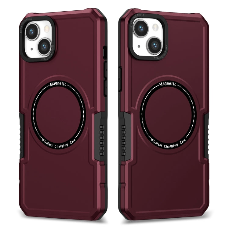 Shockproof Armor MagSafe Phone Case, For iPhone 15 Pro Max, For iPhone 15 Pro, For iPhone 15 Plus