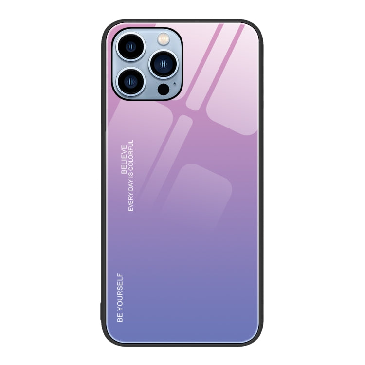 Gradient Color Glass Phone Case, For iPhone 15 Pro, For iPhone 15 Plus, For iPhone 15