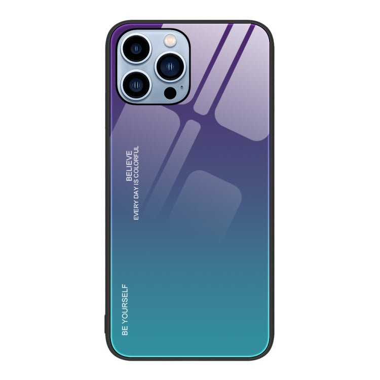 Gradient Color Glass Phone Case, For iPhone 15 Pro, For iPhone 15 Plus, For iPhone 15