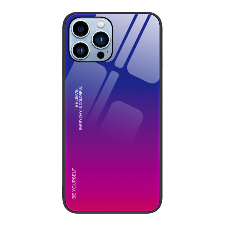 Gradient Color Glass Phone Case, For iPhone 15 Pro, For iPhone 15 Plus, For iPhone 15