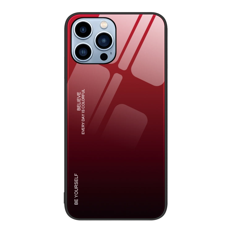 Gradient Color Glass Phone Case, For iPhone 15 Pro, For iPhone 15 Plus, For iPhone 15