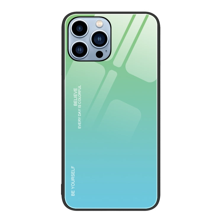 Gradient Color Glass Phone Case, For iPhone 15 Pro, For iPhone 15 Plus, For iPhone 15