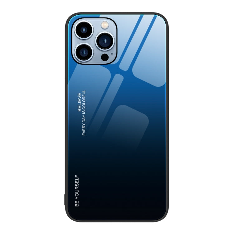 Gradient Color Glass Phone Case, For iPhone 15 Pro, For iPhone 15 Plus, For iPhone 15