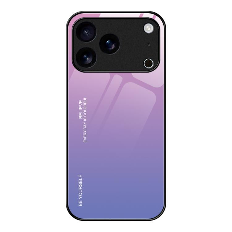 Gradient Color Glass Phone Case