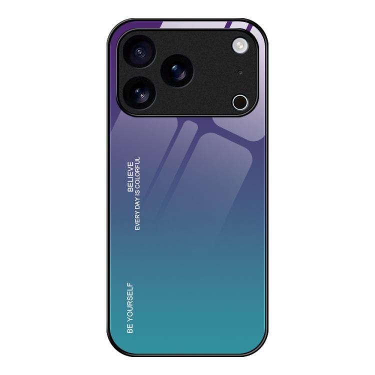 Gradient Color Glass Phone Case