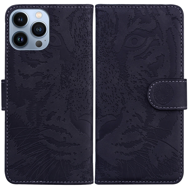 Tiger Embossing Pattern Leather Phone Case, For iPhone 16, For iPhone 15 Pro Max, For iPhone 15 Pro, For iPhone 15 Plus