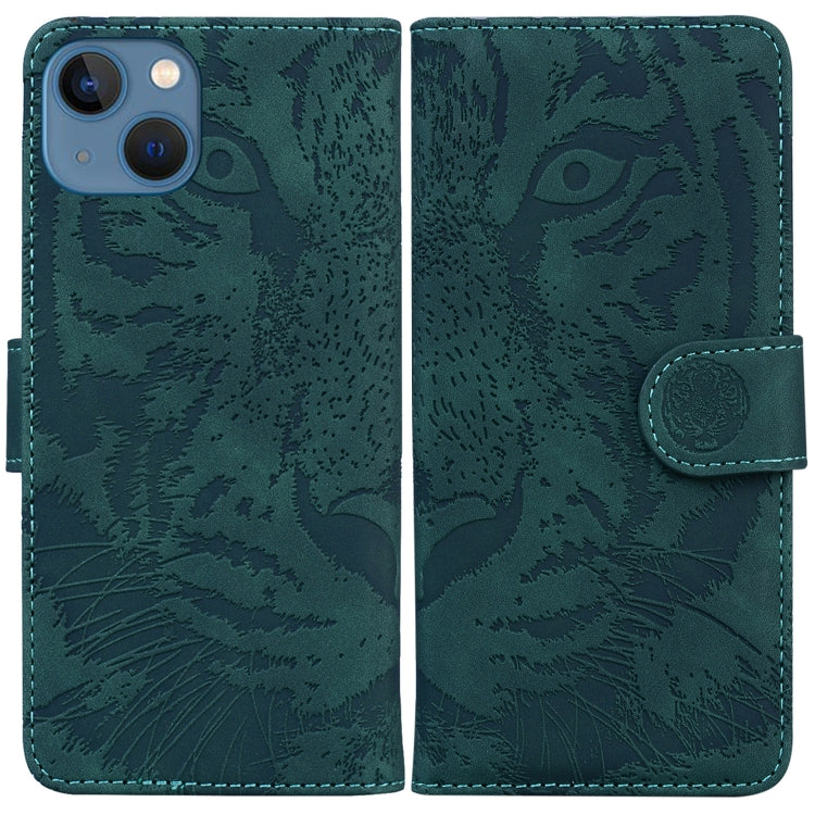 Tiger Embossing Pattern Leather Phone Case, For iPhone 16, For iPhone 15 Pro Max, For iPhone 15 Pro, For iPhone 15 Plus