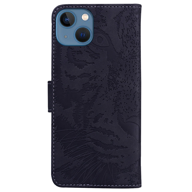 Tiger Embossing Pattern Leather Phone Case, For iPhone 15, For iPhone 14 Plus, For iPhone 14, For iPhone 14 Pro