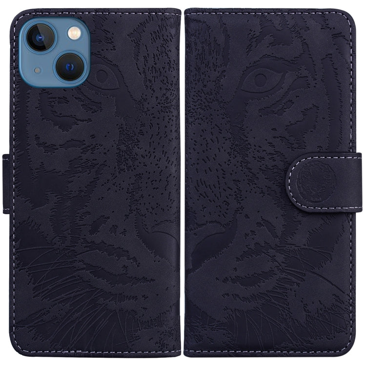 Tiger Embossing Pattern Leather Phone Case, For iPhone 15, For iPhone 14 Plus, For iPhone 14, For iPhone 14 Pro