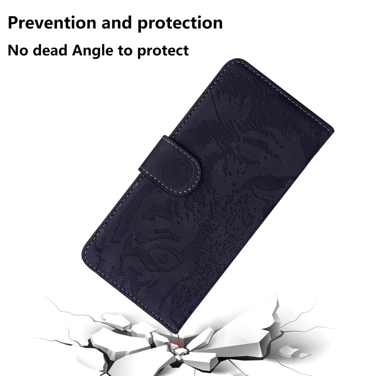 Tiger Embossing Pattern Leather Phone Case, For iPhone 14 Pro Max