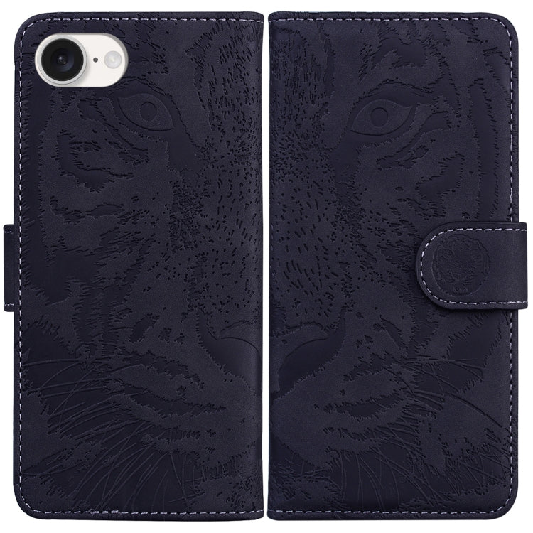 Tiger Embossing Pattern Leather Phone Case, iPhone 16e, For iPhone 16 Pro Max, For iPhone 16 Pro, For iPhone 16 Plus