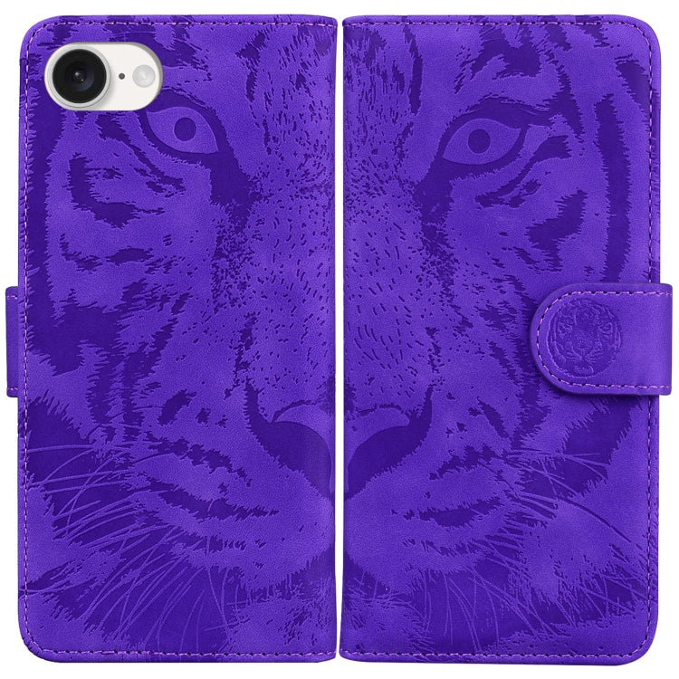 Tiger Embossing Pattern Leather Phone Case, iPhone 16e, For iPhone 16 Pro Max, For iPhone 16 Pro, For iPhone 16 Plus