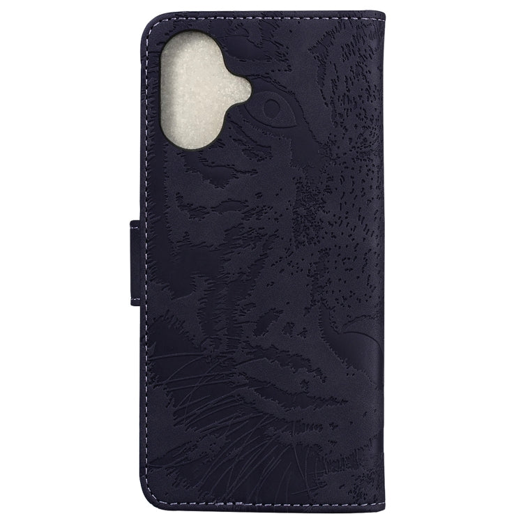 Tiger Embossing Pattern Leather Phone Case, For iPhone 16, For iPhone 15 Pro Max, For iPhone 15 Pro, For iPhone 15 Plus