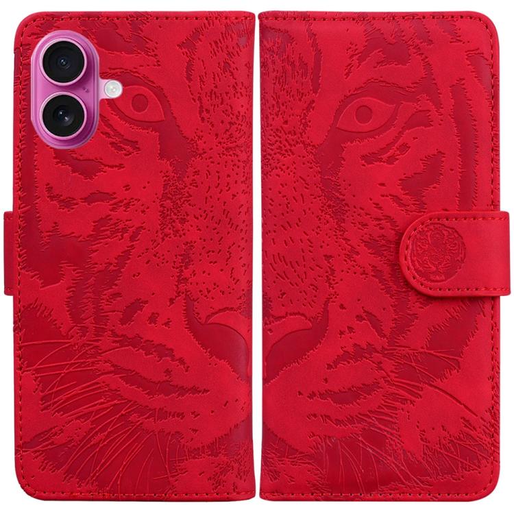 Tiger Embossing Pattern Leather Phone Case, For iPhone 17 Pro Max, For iPhone 17 Pro, For iPhone 17, For iPhone 17 Air