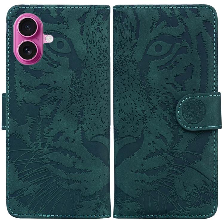 Tiger Embossing Pattern Leather Phone Case, For iPhone 17 Pro Max, For iPhone 17 Pro, For iPhone 17, For iPhone 17 Air