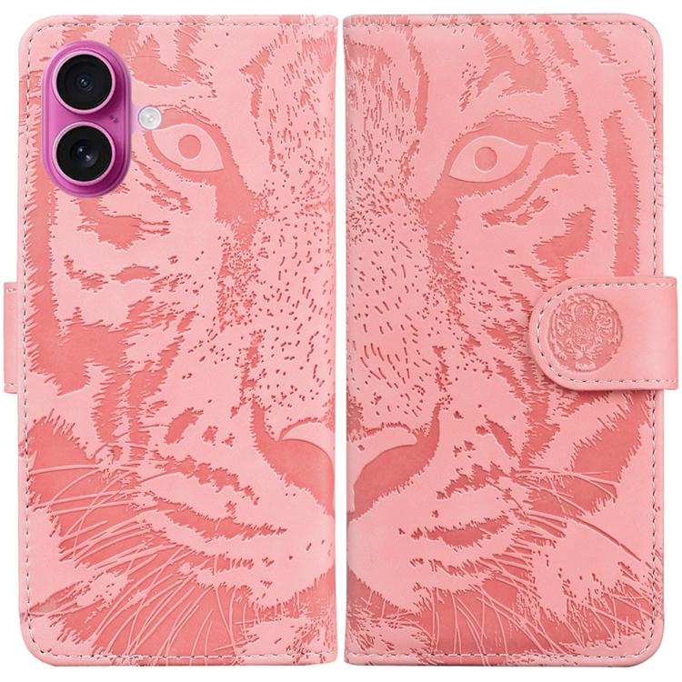 Tiger Embossing Pattern Leather Phone Case, For iPhone 17 Pro Max, For iPhone 17 Pro, For iPhone 17, For iPhone 17 Air