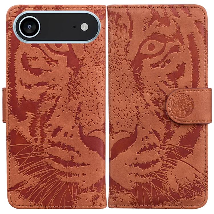 Tiger Embossing Pattern Leather Phone Case, For iPhone 17 Pro Max, For iPhone 17 Pro, For iPhone 17, For iPhone 17 Air