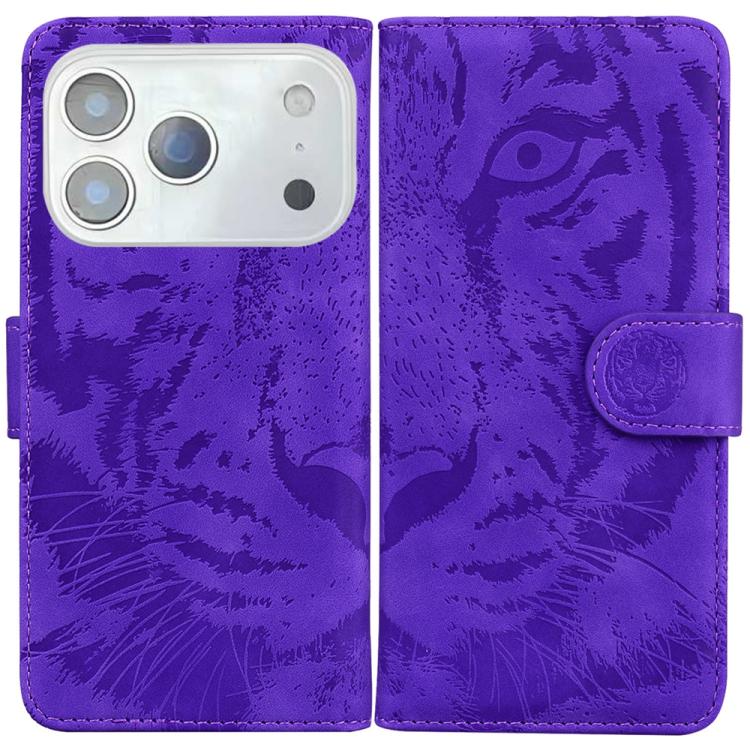 Tiger Embossing Pattern Leather Phone Case, For iPhone 17 Pro Max, For iPhone 17 Pro, For iPhone 17, For iPhone 17 Air