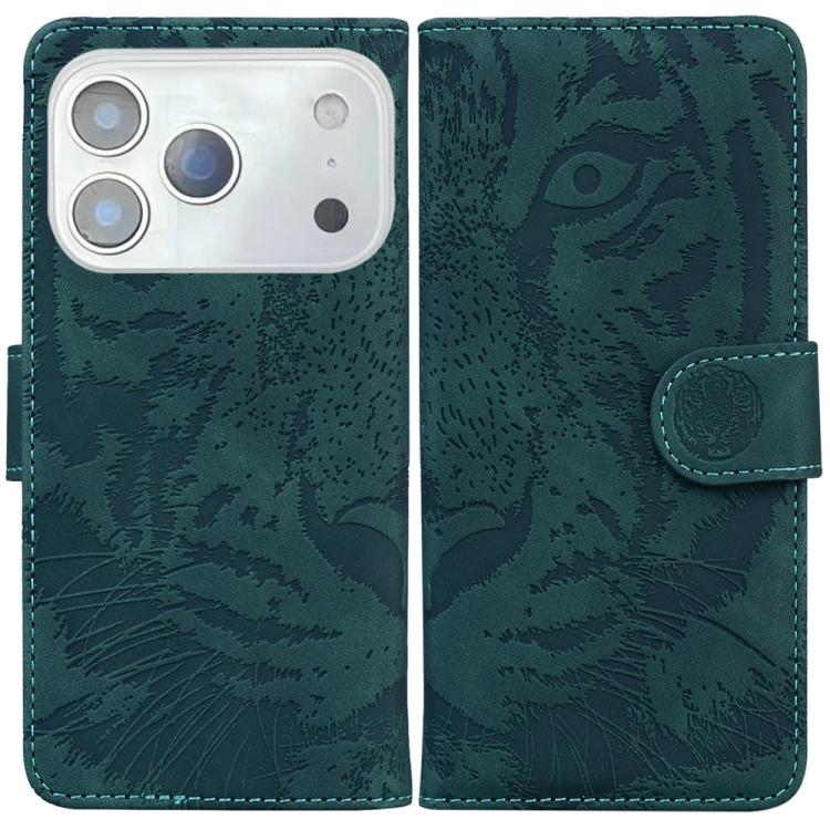 Tiger Embossing Pattern Leather Phone Case, For iPhone 17 Pro Max, For iPhone 17 Pro, For iPhone 17, For iPhone 17 Air