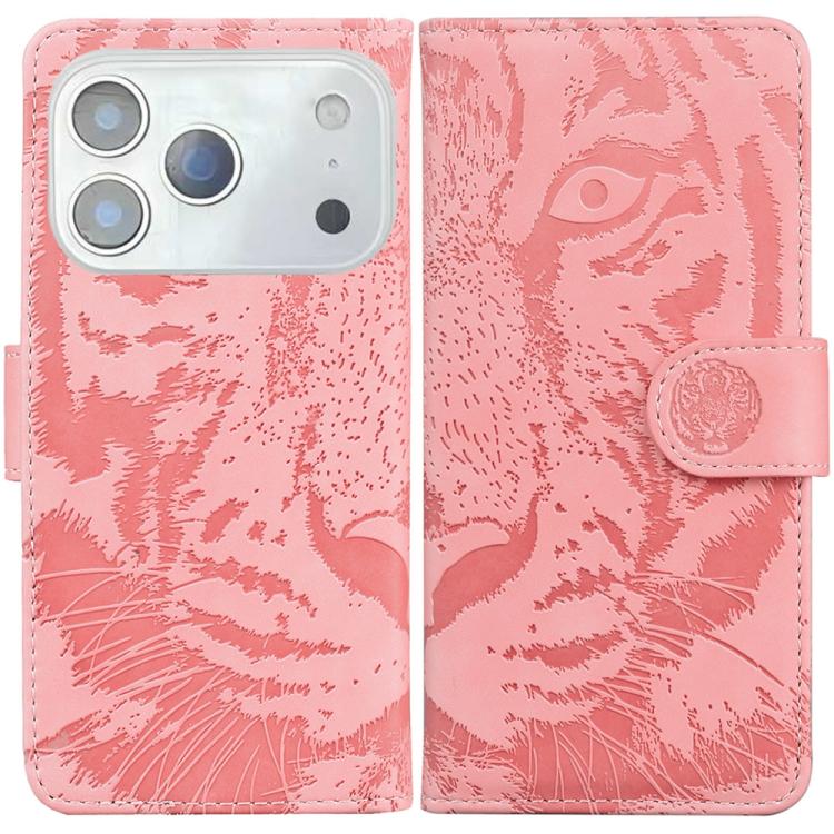 Tiger Embossing Pattern Leather Phone Case, For iPhone 17 Pro Max, For iPhone 17 Pro, For iPhone 17, For iPhone 17 Air
