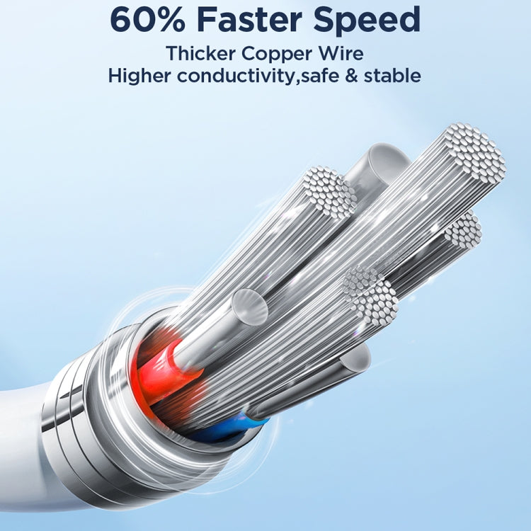 JOYROOM SA26-CL3 Flash Charge Series 30W USB-C / Type-C to 8 Pin Fast Charging Data Cable, 1m