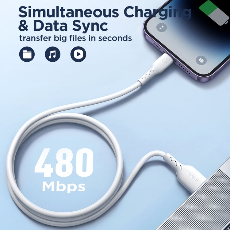 JOYROOM SA26-CL3 Flash Charge Series 30W USB-C / Type-C to 8 Pin Fast Charging Data Cable, 1m