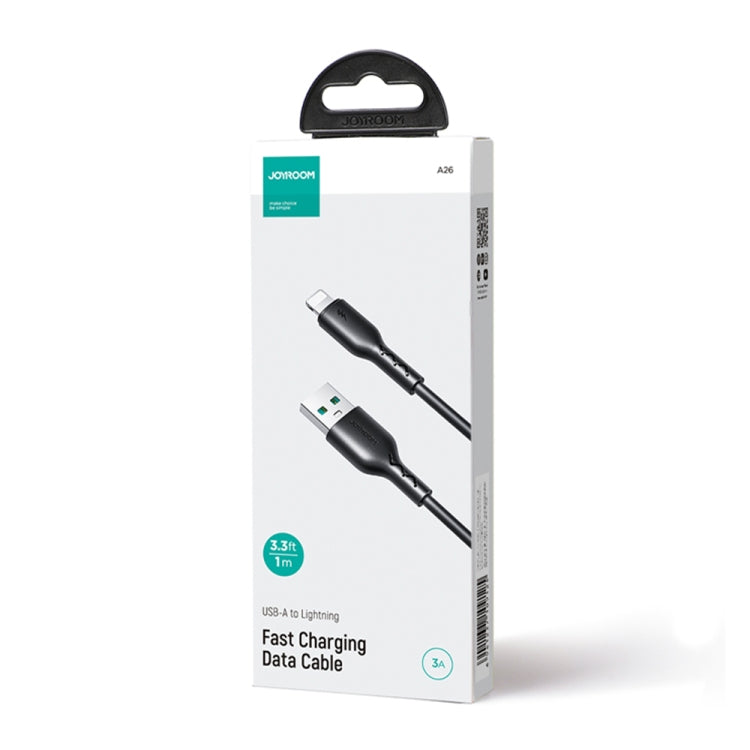 JOYROOM SA26-AL3 Flash Charge Series 3A USB to 8 Pin Fast Charging Data Cable, 1m