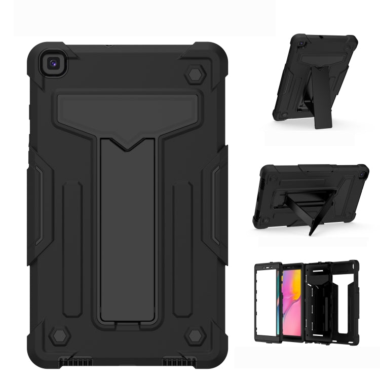 Coque de protection antichoc en PC et silicone avec support en T pour Samsung Galaxy Tab A10.1 (2019) T510