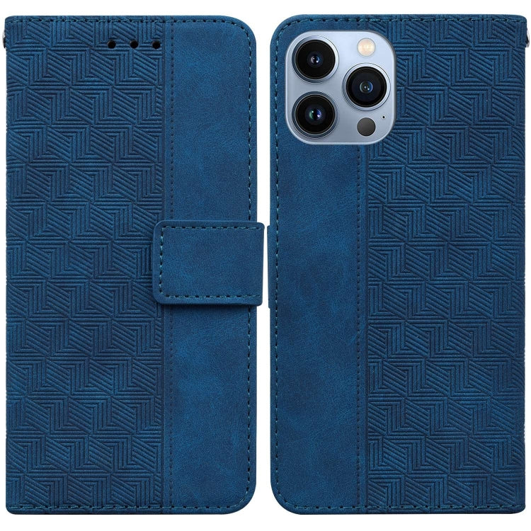 Geometric Embossed Leather Phone Case, For iPhone 16, For iPhone 15 Pro Max, For iPhone 15 Pro, For iPhone 15 Plus