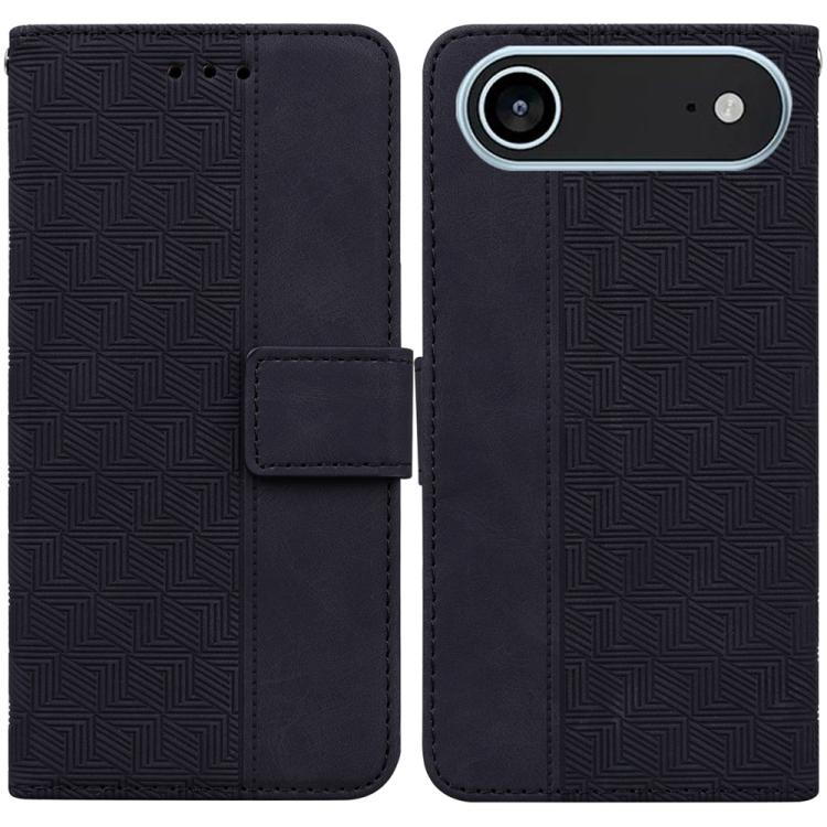 Geometric Embossed Leather Phone Case, For iPhone 17 Pro Max, For iPhone 17 Pro, For iPhone 17, For iPhone 17 Air