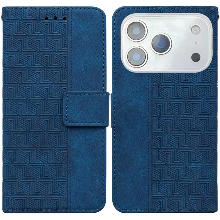 Geometric Embossed Leather Phone Case, For iPhone 17 Pro Max, For iPhone 17 Pro, For iPhone 17, For iPhone 17 Air