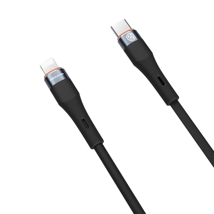 Nillkin 2.4A USB-C/Type-C to 8 Pin Silicone Data Cable, Length: 1.2m, Type-C to 8 Pin