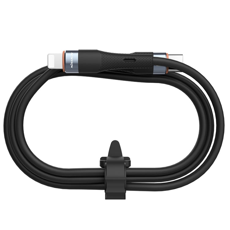 Nillkin 2.4A USB-C/Type-C to 8 Pin Silicone Data Cable, Length: 1.2m, Type-C to 8 Pin