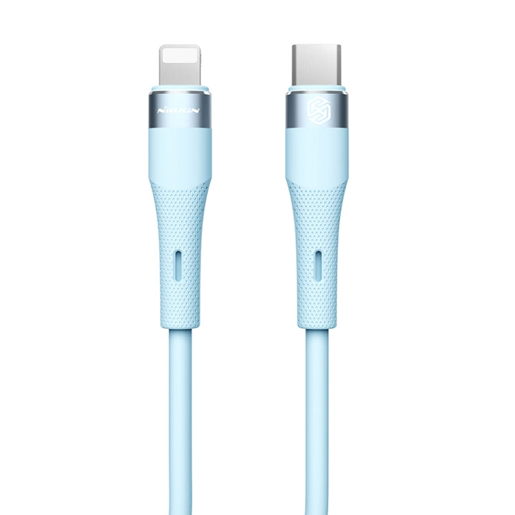 Nillkin 2.4A USB-C/Type-C to 8 Pin Silicone Data Cable, Length: 1.2m, Type-C to 8 Pin