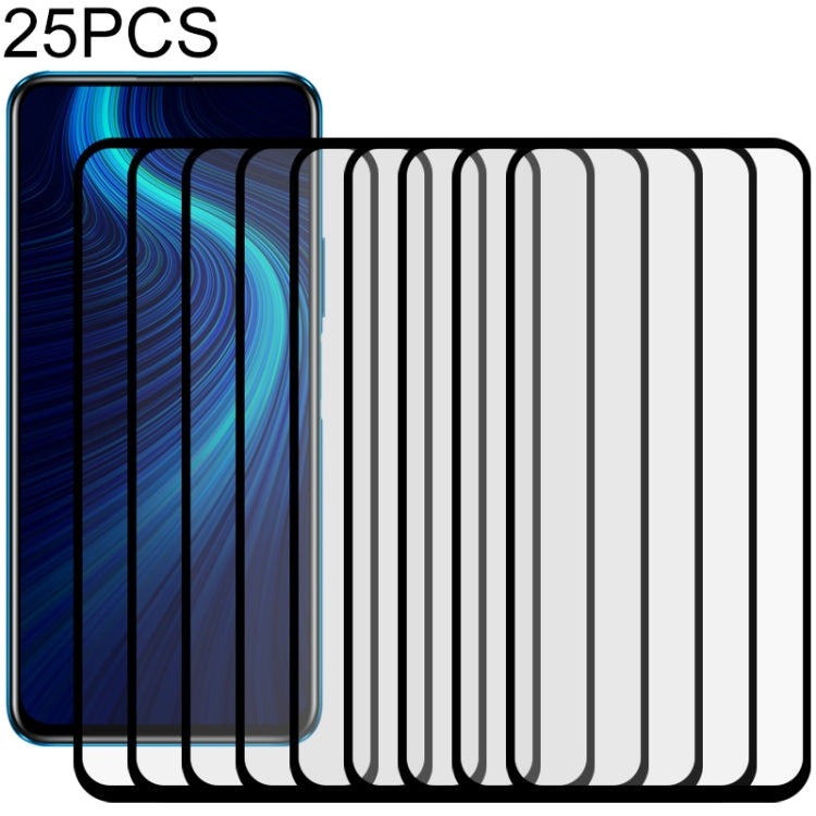 Film de verre trempé plein écran 25 pièces, pour Alcatel 7, pour Huawei Honor Play4 Pro, pour Huawei Honor 9C, pour Huawei Honor 9S, pour Huawei Honor 9X Lite, pour Huawei Honor 20e, pour Huawei Honor 30 Pro, pour Huawei Honor X10, pour Huawei Nova 7 5G