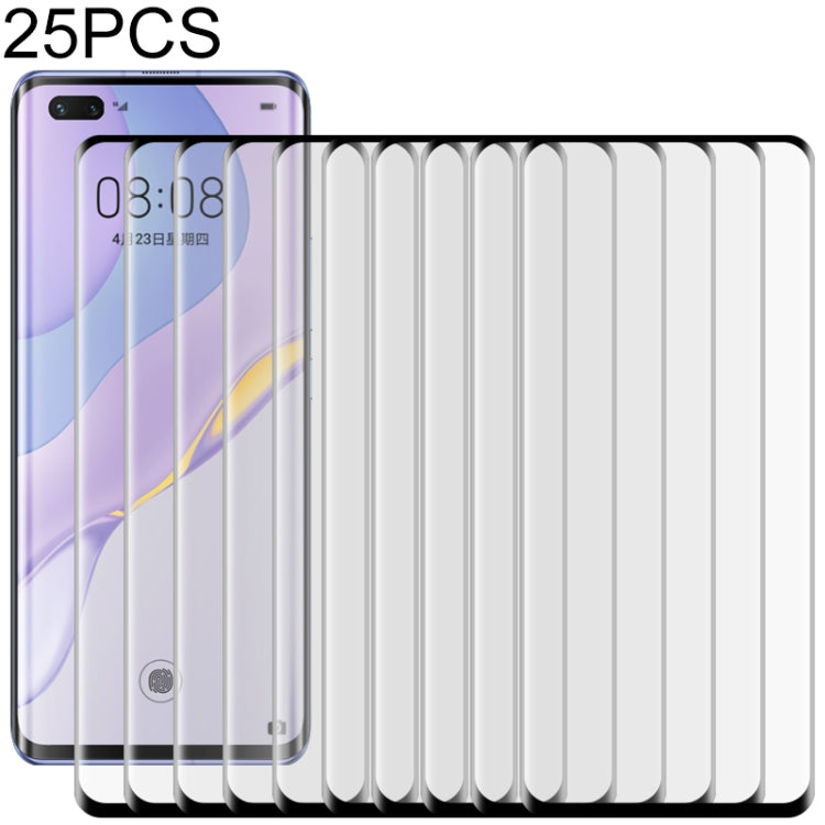 Film de verre trempé plein écran 25 pièces, pour Alcatel 7, pour Huawei Honor Play4 Pro, pour Huawei Honor 9C, pour Huawei Honor 9S, pour Huawei Honor 9X Lite, pour Huawei Honor 20e, pour Huawei Honor 30 Pro, pour Huawei Honor X10, pour Huawei Nova 7 5G