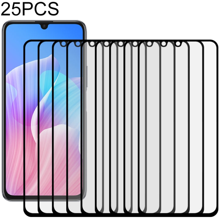Film de verre trempé plein écran 25 pièces, pour Alcatel 7, pour Huawei Honor Play4 Pro, pour Huawei Honor 9C, pour Huawei Honor 9S, pour Huawei Honor 9X Lite, pour Huawei Honor 20e, pour Huawei Honor 30 Pro, pour Huawei Honor X10, pour Huawei Nova 7 5G