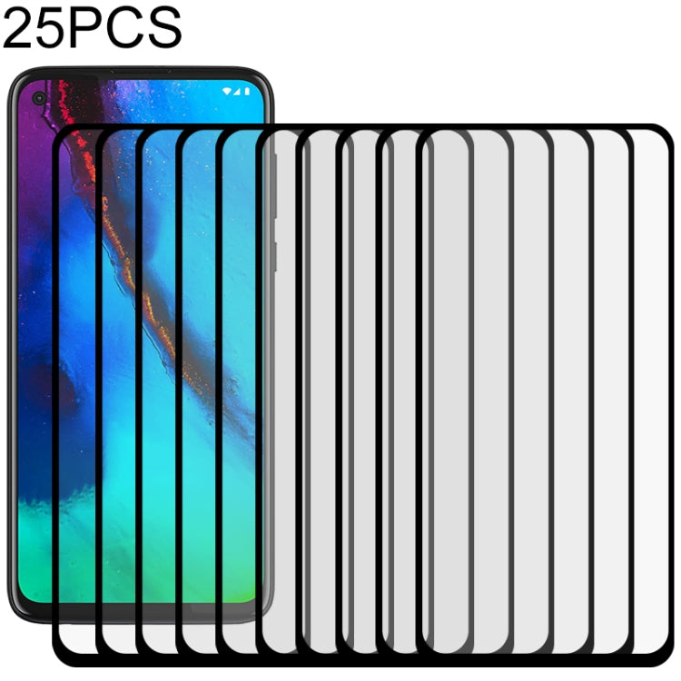 Film de verre trempé plein écran 25 pièces, pour Alcatel 7, pour Huawei Honor Play4 Pro, pour Huawei Honor 9C, pour Huawei Honor 9S, pour Huawei Honor 9X Lite, pour Huawei Honor 20e, pour Huawei Honor 30 Pro, pour Huawei Honor X10, pour Huawei Nova 7 5G