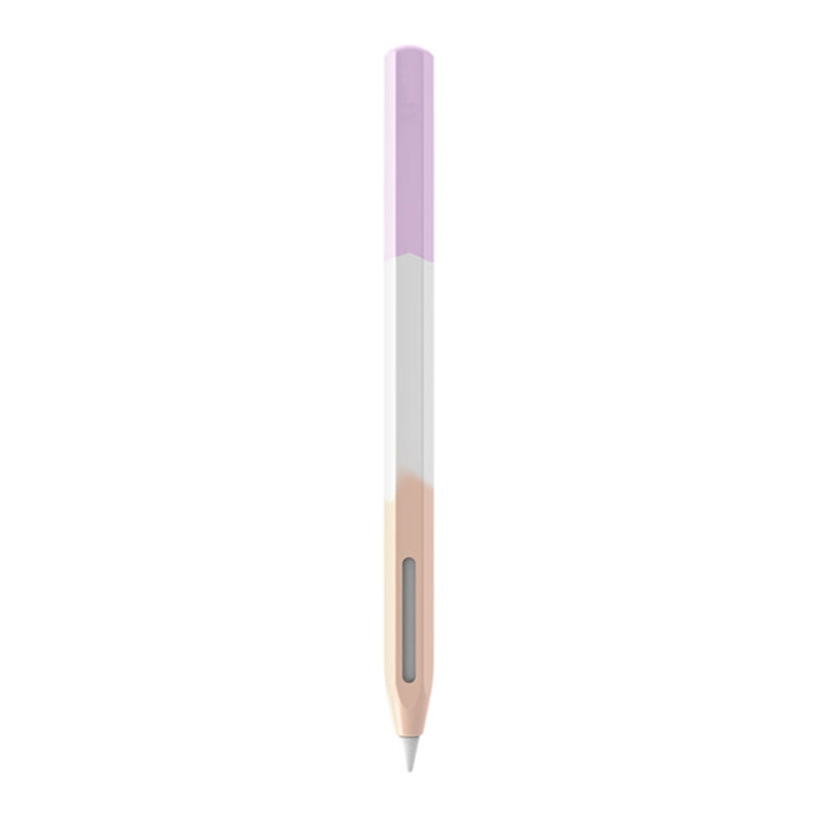 LOVE MEI Rainbow Liquid Silicone Protective Pen Case, For Apple Pencil 2, For Apple Pencil 1