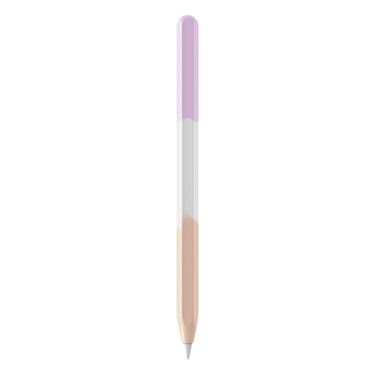 LOVE MEI Rainbow Liquid Silicone Protective Pen Case, For Apple Pencil 2, For Apple Pencil 1